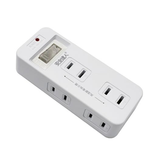 【安全達人】R-10L 1開6插2孔 插座 分接器 插座擴充(防雷波突擊指示燈/高溫自動斷電)