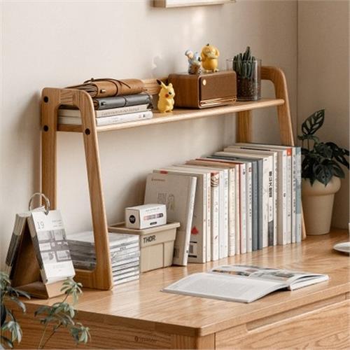 [hoi!]源氏木語柏林橡木原木色桌面置物架0.6M Y00X02