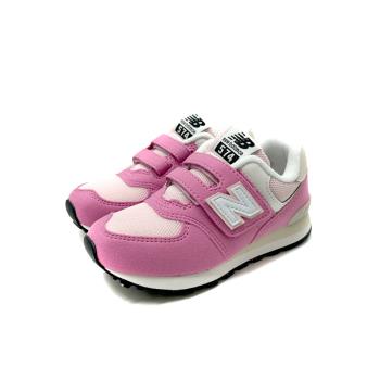 New Balance 574 運動鞋 魔鬼氈 桃紅色 中童 童鞋 PV574RBS no170