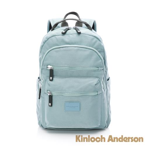 【金安德森】輕甜旅程 拉鍊後背包-淺湖藍