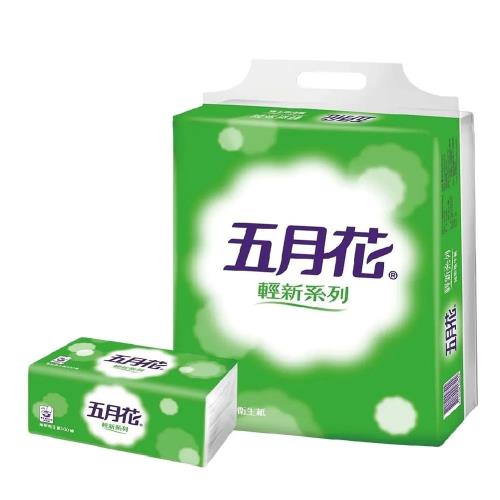 五月花輕新抽取式衛生紙 100抽  8包 x 6袋