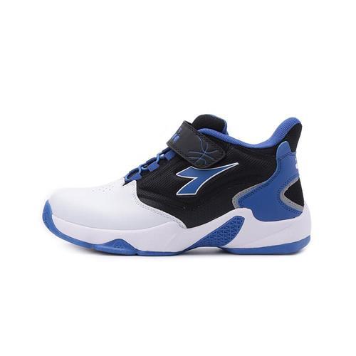 DIADORA 守護者 寬楦魔鬼氈籃球鞋 白藍 DA13132 大童鞋 鞋全家福
