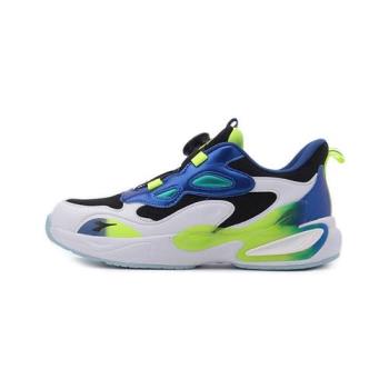 DIADORA 旋鈕寬楦運動鞋 藍白 DA13121 中大童鞋 鞋全家福