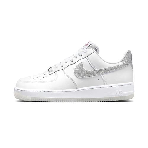 Nike Air Force 107 LX 女 白銀 低筒 經典 緩震 運動 AF1 休閒鞋 HQ3461-191