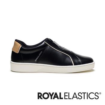 ROYAL ELASTICS Duca 黑棕真皮運動休閒鞋 (男) 06842-997