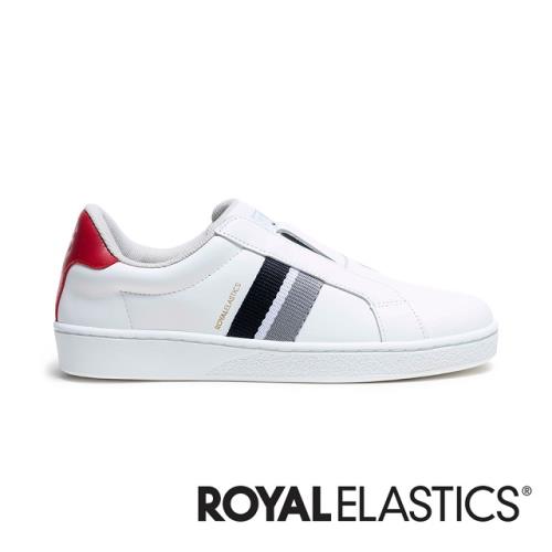 ROYAL ELASTICS Bishop 白黑紅真皮運動休閒鞋 (男) 01742-081