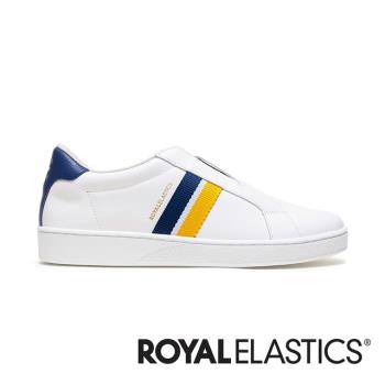 ROYAL ELASTICS Bishop 白藍黃真皮運動休閒鞋 (男) 01742-053