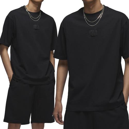 Nike J FLT ESS 85 SS Crew 男款 黑色 運動 休閒 上衣 喬丹 圓領 短袖 FZ1913-010