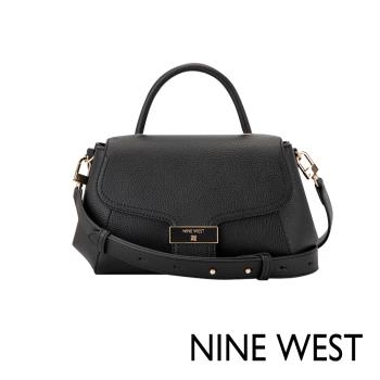 NINE WEST MORDEN 幾何造型斜揹包-黑色(128621)