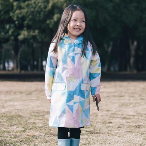 日本KiU 兒童雨衣 K137M-125 萬花筒(M) 一萬耐水壓 (95-120cm)