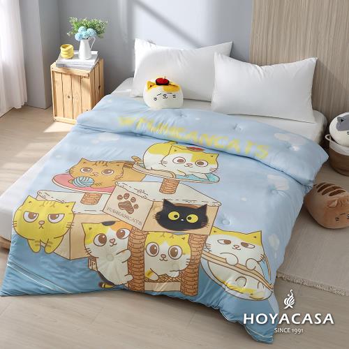 HOYACASAx黃阿瑪聯名系列-遊戲時光針織雪絨被-(150x200cm)
