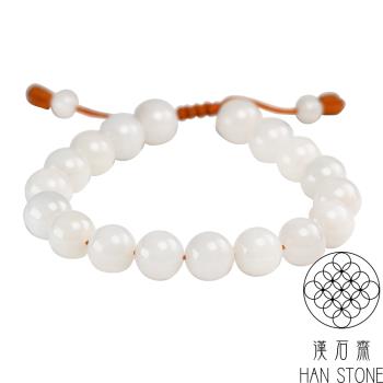 【漢石齋】天然石英岩玉 手珠手串(10mm/18pcs)