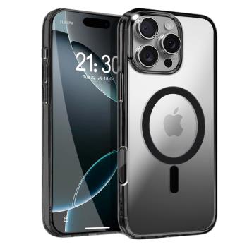 DAPAD for iPhone16 Pro 6.3 專利傳感技術磁吸保護殼-透黑