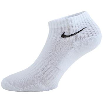 Nike 2024男女舒適白色運動短襪3入組