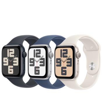 APPLE Watch SE2 GPS 44mm 鋁金屬錶殼/運動錶帶(S/M)