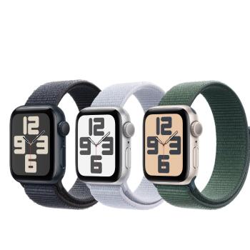 APPLE Watch SE2 GPS 40mm 鋁金屬錶殼/運動錶環
