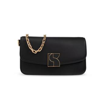 【Kate Spade】DAKOTA標誌LOGO真皮斜揹包 黑