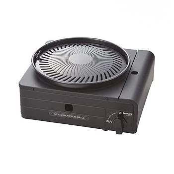日本巖谷 Iwatani 多功能少煙燒烤磁式瓦斯爐 1.0kw 黑色/臺 CB-MSG-1