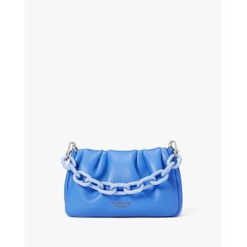 【Kate Spade】soufflé納帕真皮小斜揹包 藍