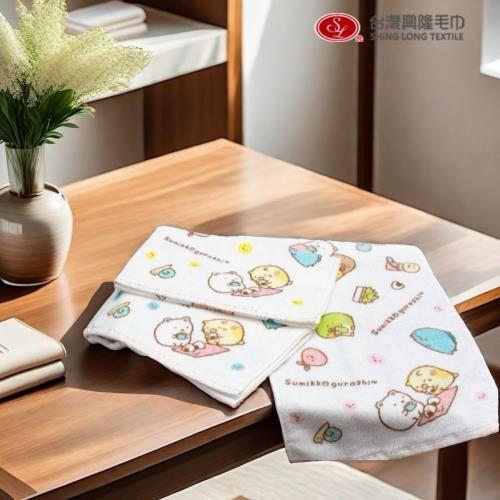 【台灣興隆毛巾】角落生物紗布純棉毛巾 (2條毛巾組/混色) 正版授權