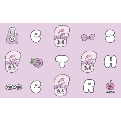 【悠遊卡】Esther Bunny SuperCard悠遊卡-love bunny(紫)-受託代銷