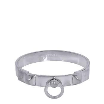 HERMES Collier De Chien CDC 鉚釘手環 (S)(銀色)