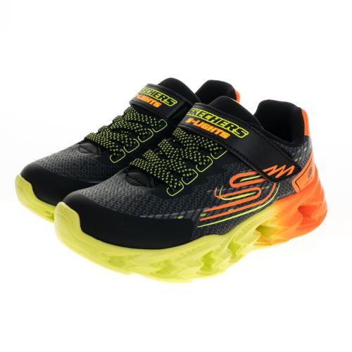 SKECHERS 童鞋 男童系列燈鞋 VORTEX 2.0 (400604LBKMT)