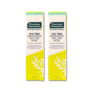 (2盒超值組)澳洲Thursday Plantation星期四農莊-濃縮茶樹精萃調理肌膚舒緩凝膠25g/盒(淨膚毛孔精華,臉部油脂平衡露,全膚質適用)