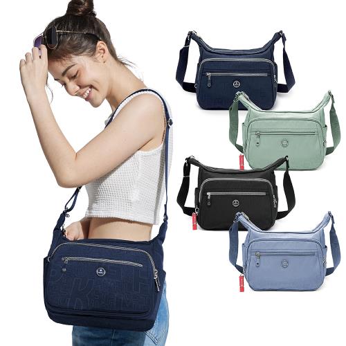 beside u 休閒斜背包 防割包斜跨包 RFID防盜隔層 多隔層大容量 防潑水外出包 BFYPRO黑 藍 綠