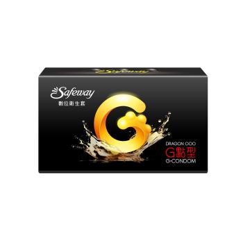 Safeway數位 龍G點型 G.CON 保險套 衛生套 6入