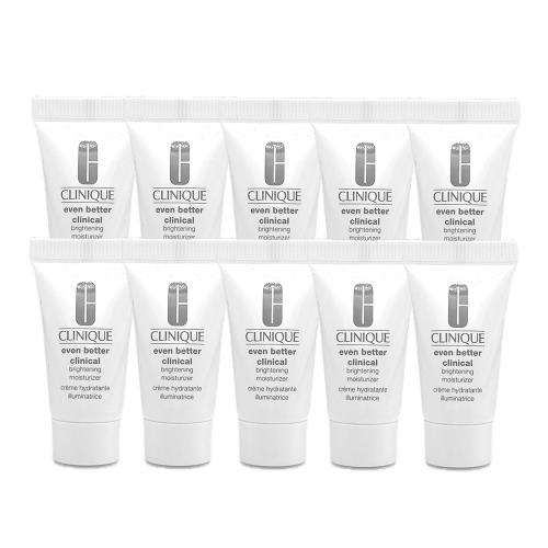 CLINIQUE倩碧 超激光勻淨白保濕輕乳霜5ml*10 - 超值旅行組 (水亮霜)