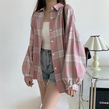 【LANNI 藍尼】★經典八色格子襯衫外套(上衣/女裝/襯衫/休閒/百搭/通勤)