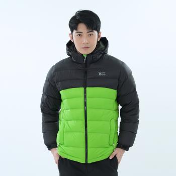 【遊遍天下】男款經典款防潑水防風保暖羽絨外套GJ22047 / 綠色 ( M-5L 大尺碼 )