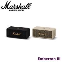 Marshall Emberton III 攜帶式藍牙喇叭 IP67防塵防水 長效32小時續航 360度沈浸式的聆聽體驗