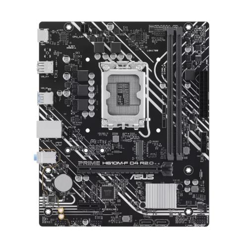 【ASUS 華碩】 PRIME H610M-F D4 主機板｜商務文書穩定平台組裝推薦