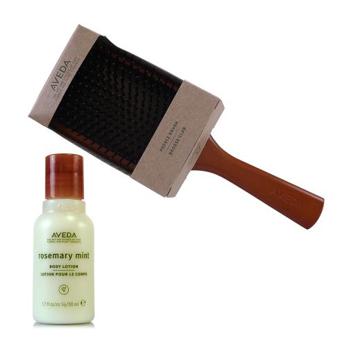 AVEDA 木質髮梳單支贈隨機商品50ml (正統公司貨)