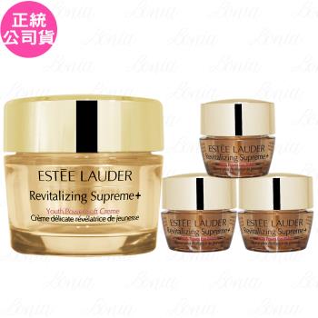 ESTEE LAUDER雅詩蘭黛 年輕無敵膠原霜(75ml)+年輕無敵膠原眼霜(5ml)*3(公司貨)