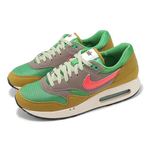 Nike 休閒鞋 Air Max 1 PRM Powerwall BRS 男鞋 黃 綠 粉紅 氣墊 HF0551-300