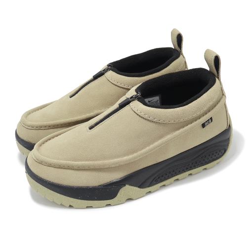 Nike 休閒鞋 ACG Izy 男鞋 沙色 奶茶色 穆勒鞋 拉鍊 麂皮 懶人鞋 FV4317-200