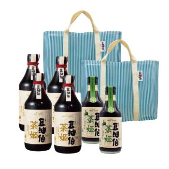 豆油伯茶姬釀造醬油提袋推薦組