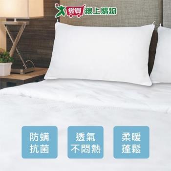 La Elite 防蟎抗菌水洗枕 45x75cm 可水洗 抗菌 透氣 蓬鬆 柔軟 枕頭 枕心 枕【愛買】