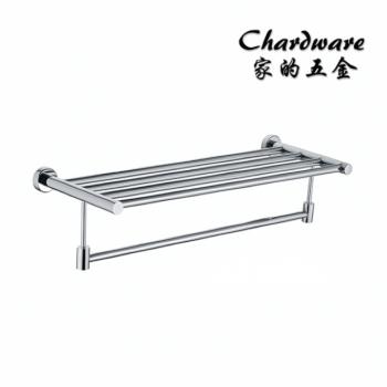 【家的五金】T7800圓管浴巾架 304不鏽鋼置衣架 60cm 不鏽鋼毛巾架/ 浴巾架.置衣架