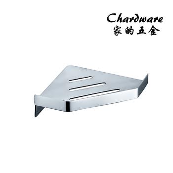 【家的五金】H5099-鑽石型加厚毛絲角落架 - 小（單層）(304不鏽鋼.工業風.衛浴.浴室.置物架.不銹鋼.牆角架.轉角架)