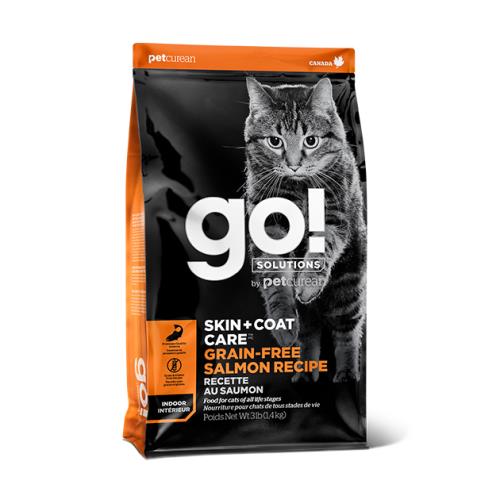 【go!】貓飼料 皮毛保健 加拿大野生鮭無穀全貓糧 16磅