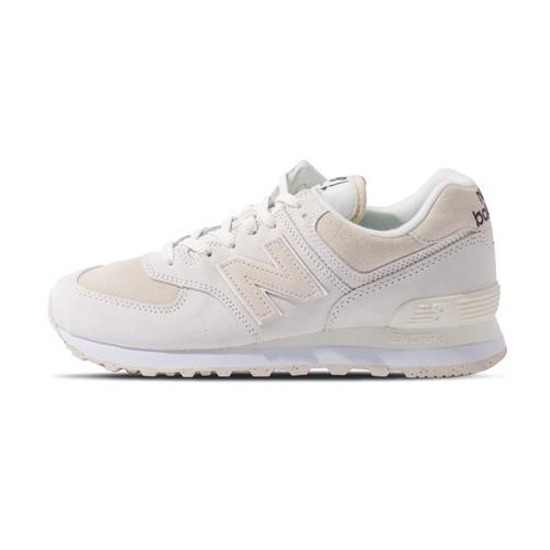 New Balance NB 574 女鞋 米白色 B楦 麂皮 經典 復古 拼接 運動 緩衝 休閒鞋 WL574HJ2