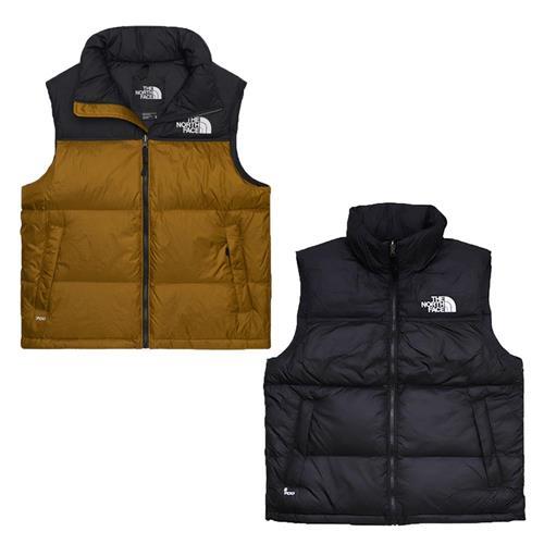 The North Face 北面 羽絨背心外套 男裝 女裝 1996 黑金黃/黑【運動世界】NF0A3JQQ5HO/NF0A3JQQLE4