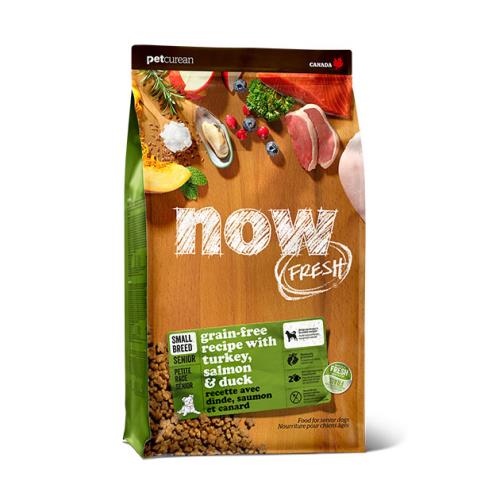 【Now!】狗飼料 鮮肉無穀 小型老犬 體控犬糧 6磅