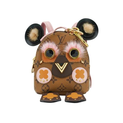 二手品 Louis Vuitton Bijou Sac 後背木偶吊飾(淺咖)