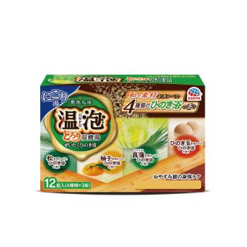 溫泡 濃鬱碳酸入浴錠(奢華檜木) 45g x 12 錠
