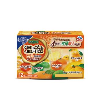 溫泡 濃鬱碳酸入浴錠(奢華橘柚) 45g x 12 錠